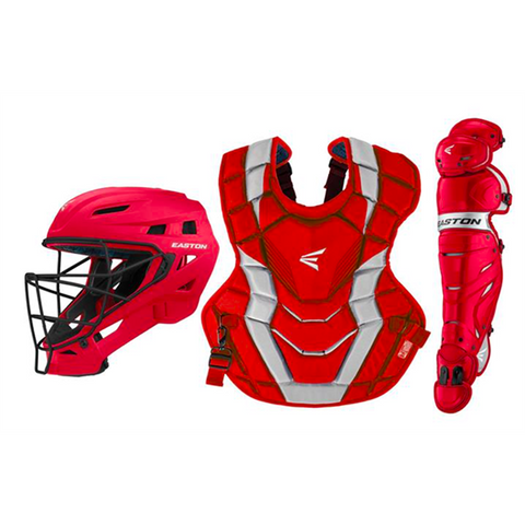 Easton Elite x Youth Catcher&s Set - Red Silver