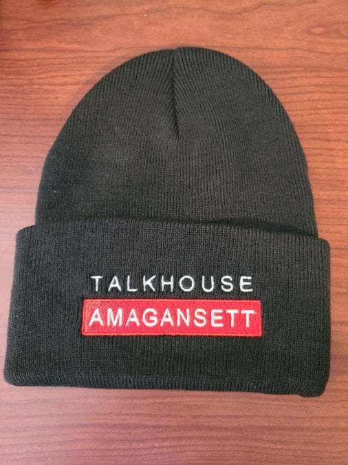Talkhouse Knit Black Hat
