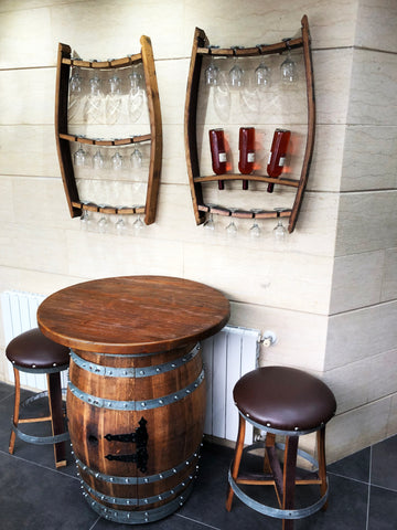 Wine Enthusiast Furniture Wine Barrel Chair Barrel Bar Wine Barrel Table Wine Rack