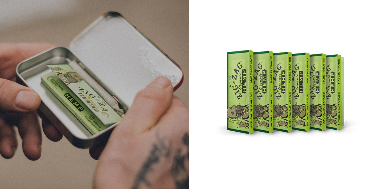 zig-zag organic hemp rolling papers