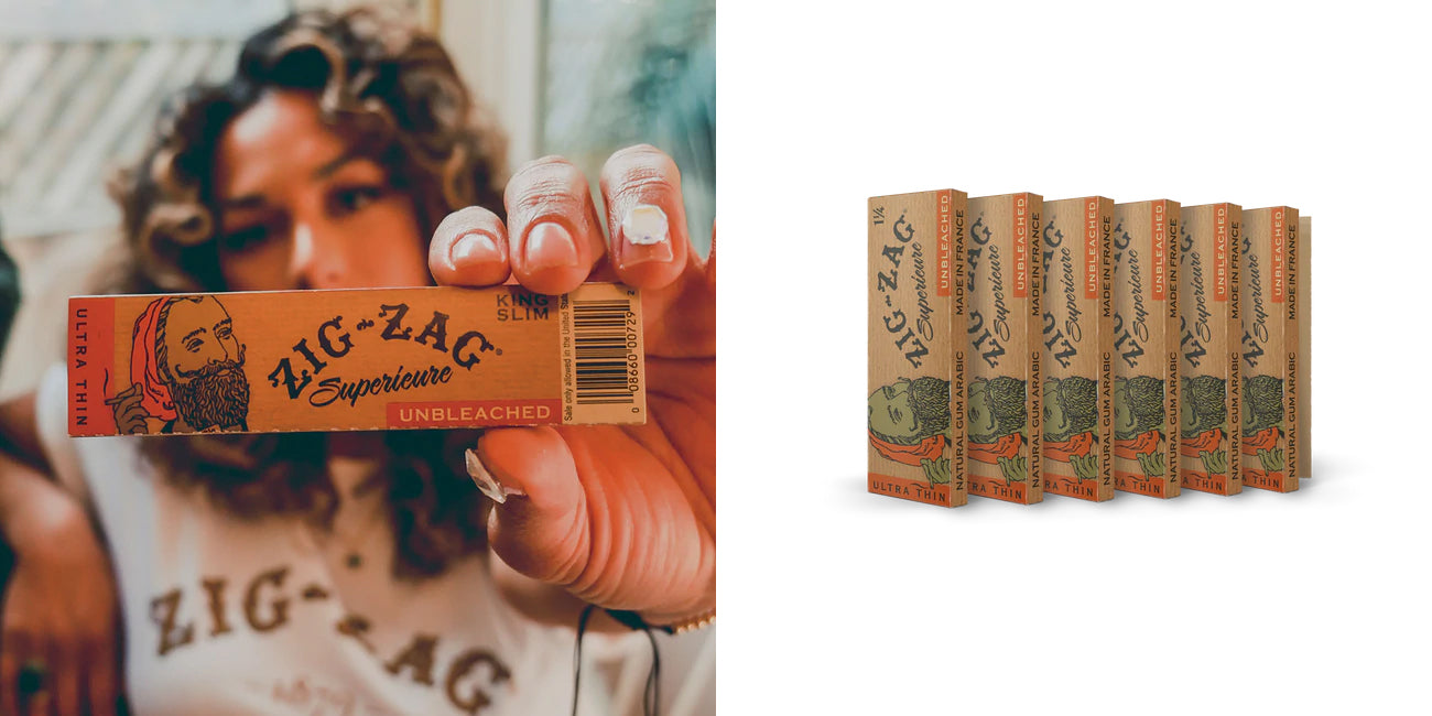zig-zag unbleached rolling papers