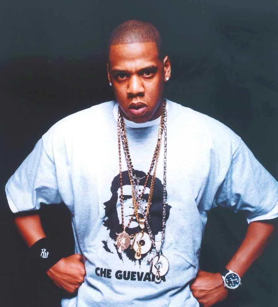 Billionaire Jay Z wearing a Che Guevera T-shirt. The irony is real!
