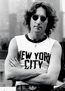 John Lennon in a New York City cut off Ringer T.