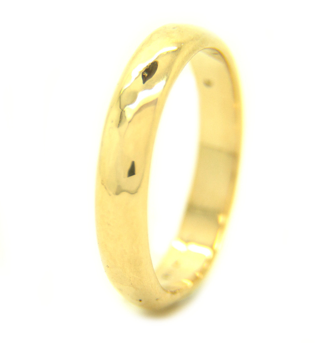 Gehamerde & gepolijste gouden ring | Handgemaakt & Fairtrade | Nanini ...