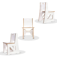 Kiddery Cross | Montessori Wooden Chair - Kiddery
