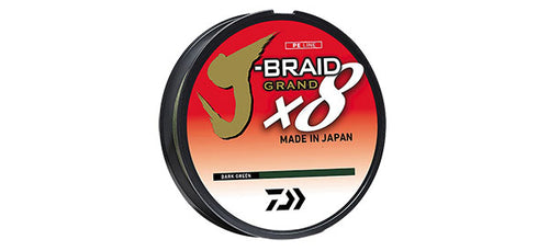 DAIWA J-Braid Grand X8, 270m, 0,06mm, 5 / 11,02lbs, chartreuse, Braided  Fishing Line, Promo Edition, Packaging damaged