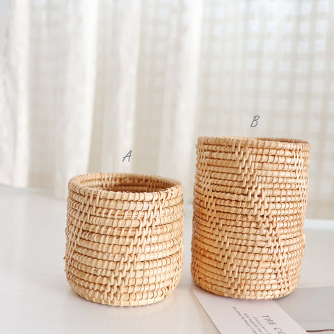 SANDEE - Rattan Utensil Holder