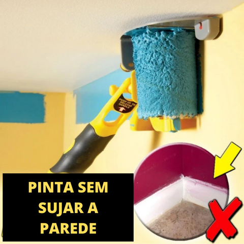 Como pintar sem sujar a parede é só usando o Kit Rolo de Corte Profissional Facilita pintura