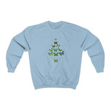 Butterfly Christmas Tree Sweatshirt - Santa Anna's Christmas Shop