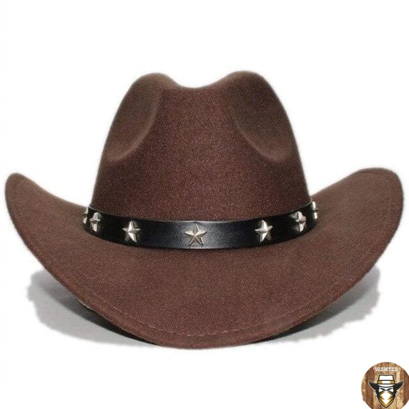 Cappello Western Cowboy Marrone