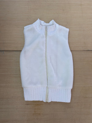 white mudd faux fur vest, xl - Thrift Pony