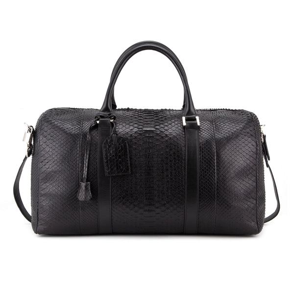 Crocodile duffle bag with Double G