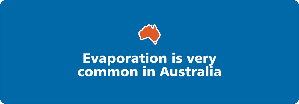 Evaporation in Australia