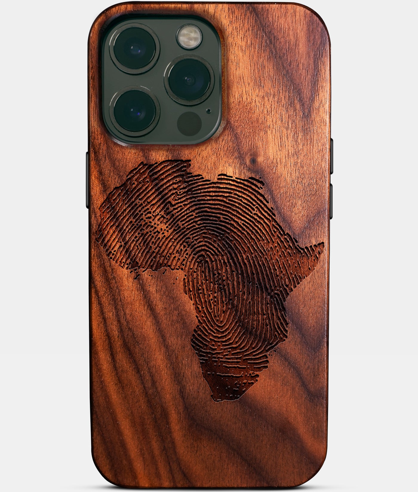 Africa Fingerprint Shape Map Wood iPhone 14 Pro Max Case - iPhone 13 Pro Max Case - HBCU Gear College Graduation Gifts For Black Men And Women iPhone 12, 12 Pro Max, iPhone 11 Pro, 11 Pro Max, iPhone X/XS Max, iPhone XR Case Black Owned Gifts 2022 Christmas Gifts - African American Black Owned Businesses iPhone 14 Pro Max Cover In Los Angeles 2022 Custom Gifts For Personalized Black Men