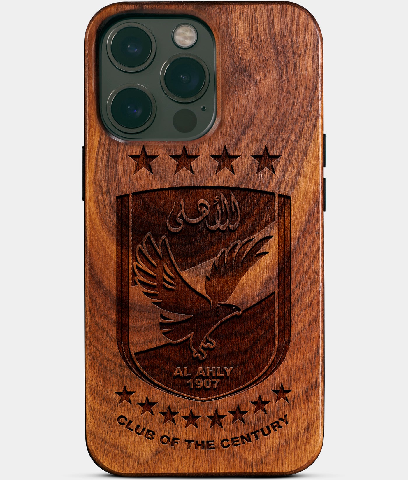 Custom Al Ahly SC iPhone Cases - Personalized Al Ahly SC النادي الأهلي Gifts For Men - 2022 Al Ahly SC Christmas Gifts - Carved Wood Custom Egyptian football Gifts For Him - Monogrammed unusual Al Ahly SC iPhone 14 | iPhone 14 Pro | 14 Plus Covers | iPhone 13 | iPhone 13 Pro | iPhone 13 Pro Max | iPhone 12 Pro Max | iPhone 12| iPhone 11 Pro Max | iPhone X/XS Max/XR | iPhone SE Covers By Engraved In Nature