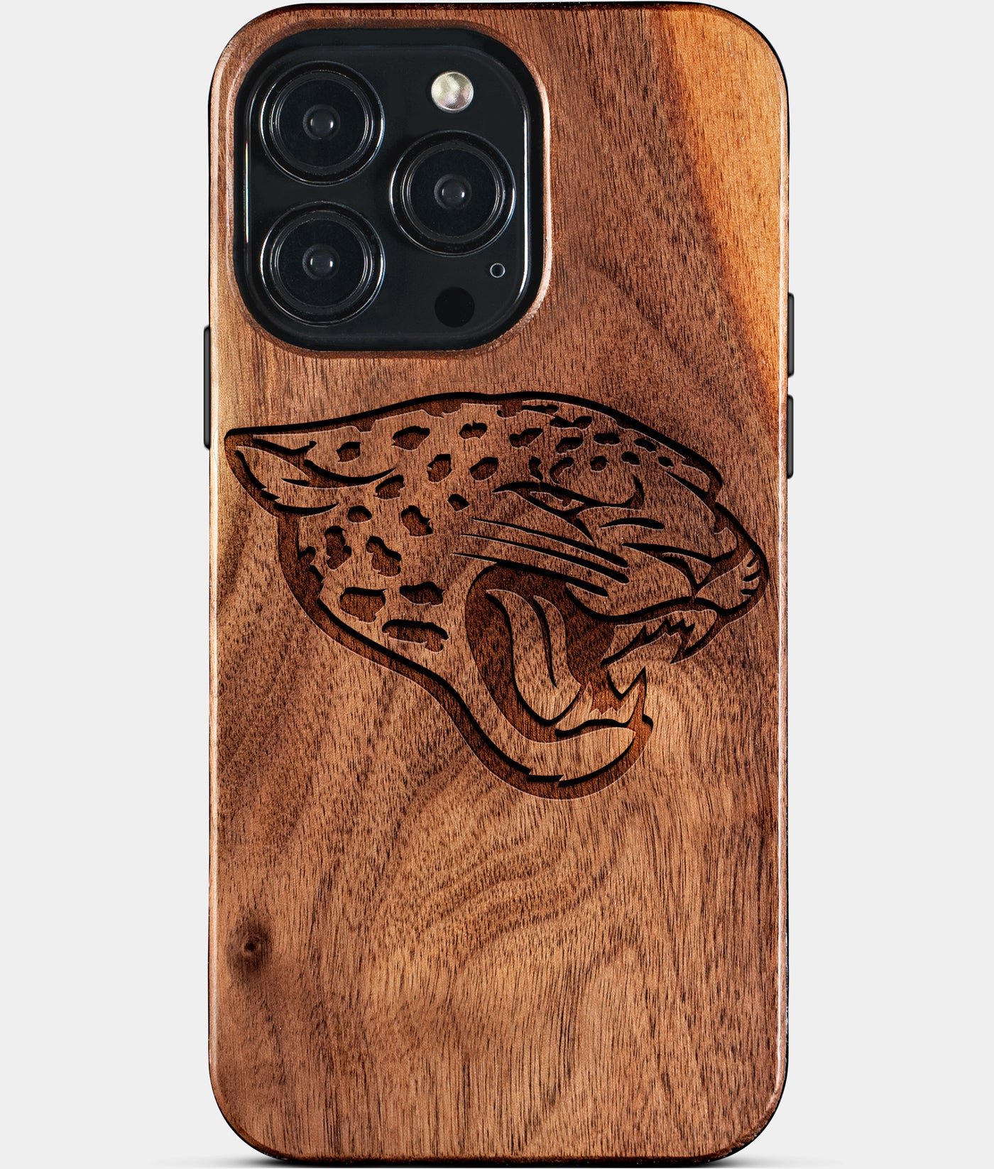 Custom Jacksonville Jaguars iPhone 15/15 Pro/15 Pro Max/15 Plus Case - Carved Wood Jaguars Cover - Eco-friendly Jacksonville Jaguars iPhone 15 Case - Custom Jacksonville Jaguars Gift For Him - Monogrammed Personalized iPhone 15 Cover By Engraved In Nature