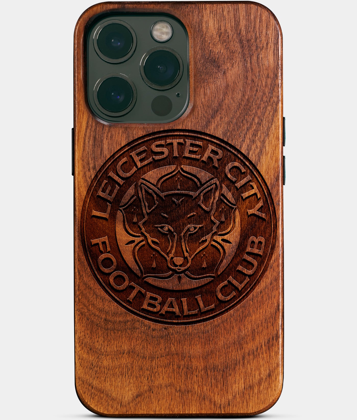 Custom Leicester City FC iPhone 14/14 Pro/14 Pro Max/14 Plus Case - Carved Wood Leicester City FC Cover - Leicester City FC Birthday Christmas Gifts - iPhone 14 Case - Custom Leicester City FC Gift For Him - Leicester City FC Gifts For Men - 2022 Carved Wood Custom England Football Gift For Him - Monogrammed unusual UK football gifts iPhone 14 | iPhone 14 Pro | 14 Plus Covers | iPhone 13 | iPhone 13 Pro | iPhone 13 Pro Max | iPhone 12 Pro Max | iPhone 12 By by Engraved In Nature