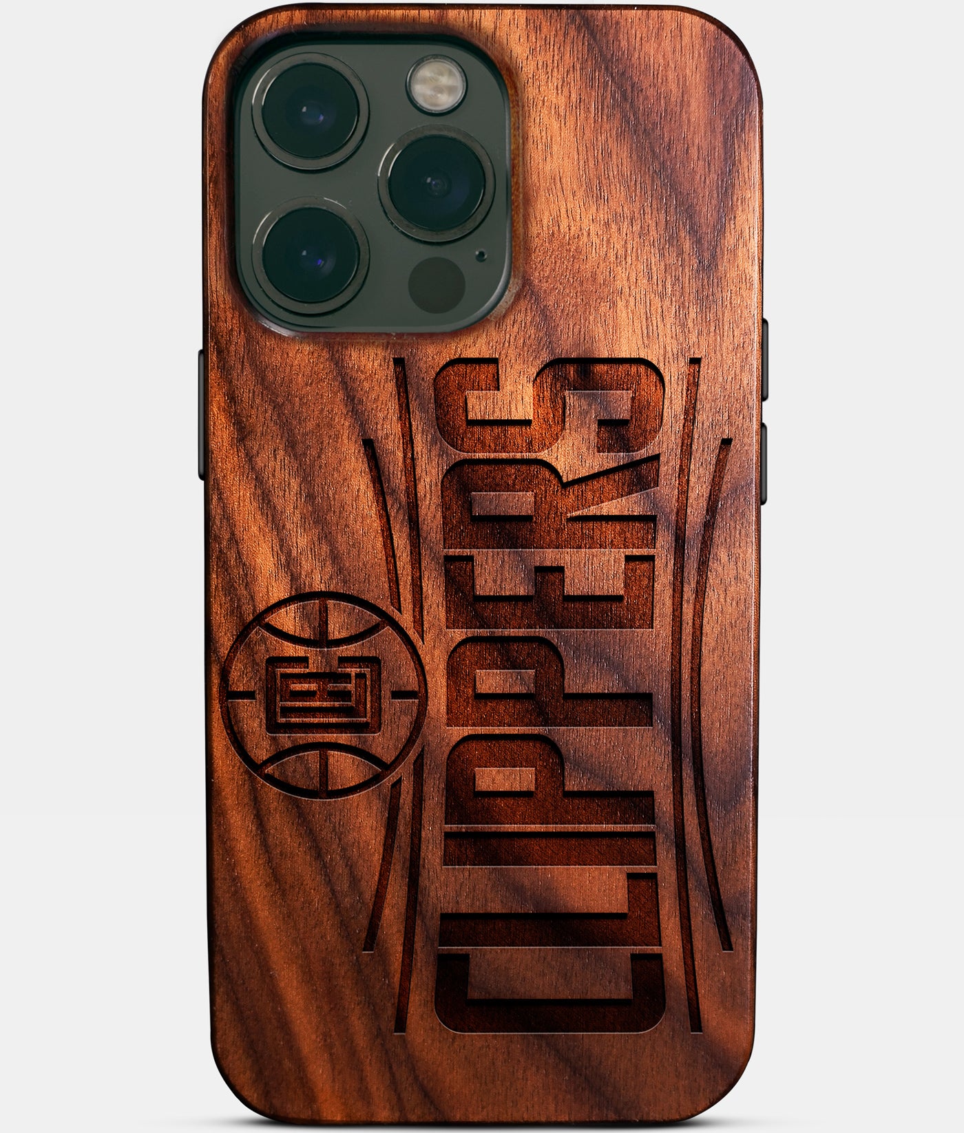 Custom Los Angeles Clippers iPhone 14/14 Pro/14 Pro Max/14 Plus Case - Carved Wood Clippers Cover - Eco-friendly Los Angeles Clippers iPhone 14 Case - Custom Los Angeles Clippers Gift For Him - Monogrammed Personalized iPhone 14 Cover By Engraved In Nature