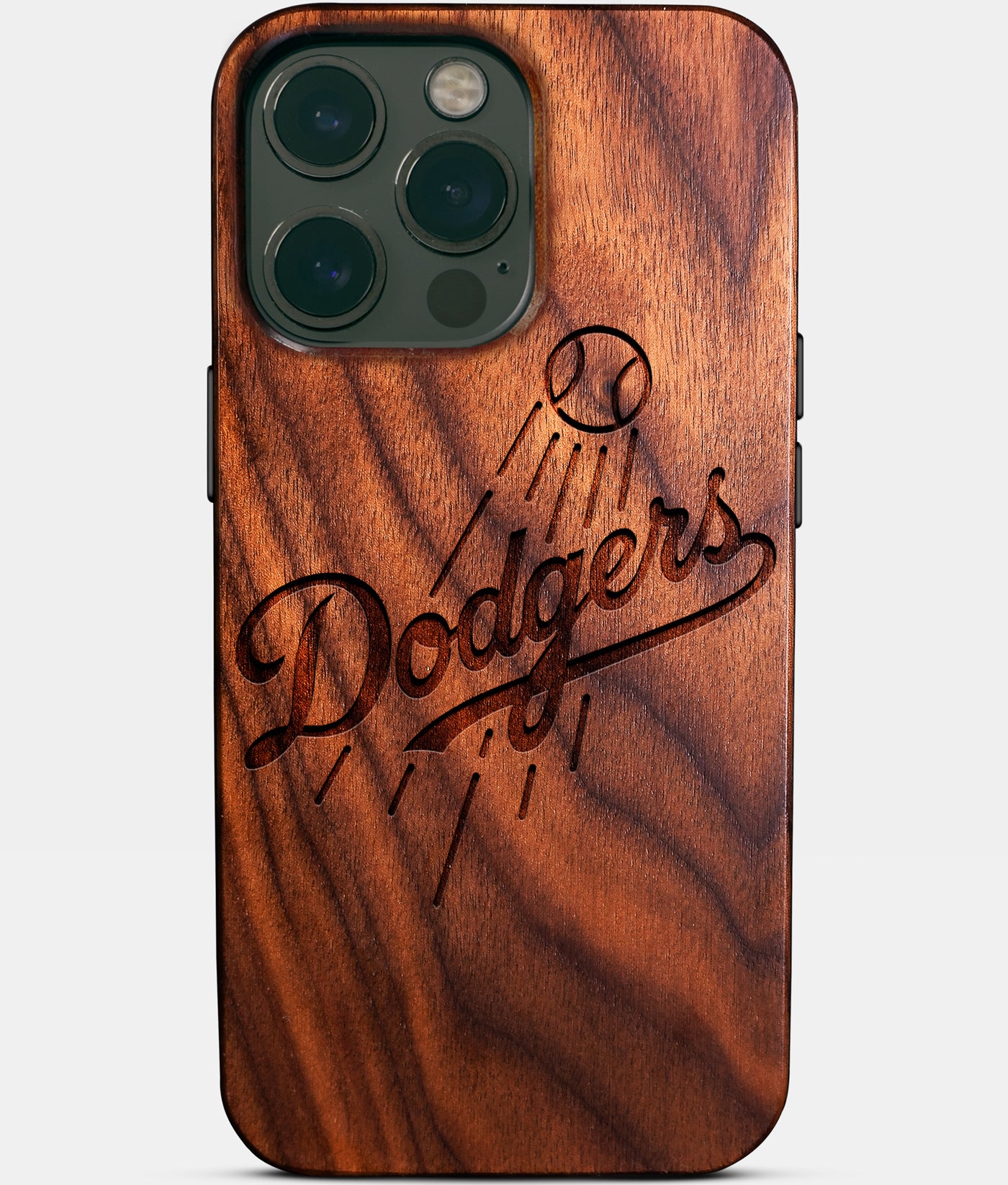 Custom Los Angeles Dodgers iPhone 14/14 Pro/14 Pro Max/14 Plus Case - Carved Wood Dodgers Cover - Eco-friendly Los Angeles Dodgers iPhone 14 Case - Custom Los Angeles Dodgers Gift For Him - Monogrammed Personalized iPhone 14 Cover By Engraved In Nature