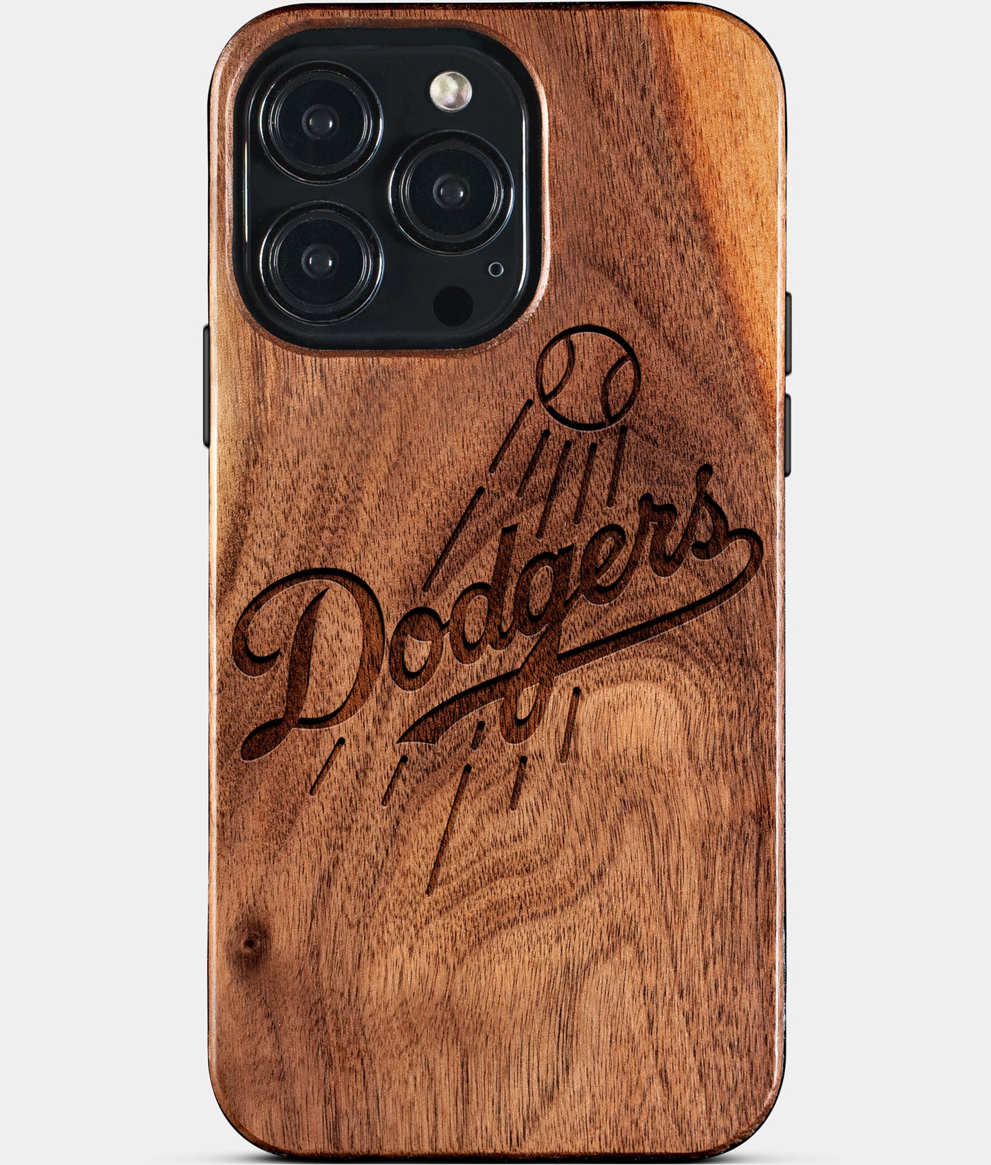 Custom Los Angeles Dodgers iPhone 15/15 Pro/15 Pro Max/15 Plus Case - Carved Wood Dodgers Cover - Eco-friendly Los Angeles Dodgers iPhone 15 Case - Custom Los Angeles Dodgers Gift For Him - Monogrammed Personalized iPhone 15 Cover By Engraved In Nature