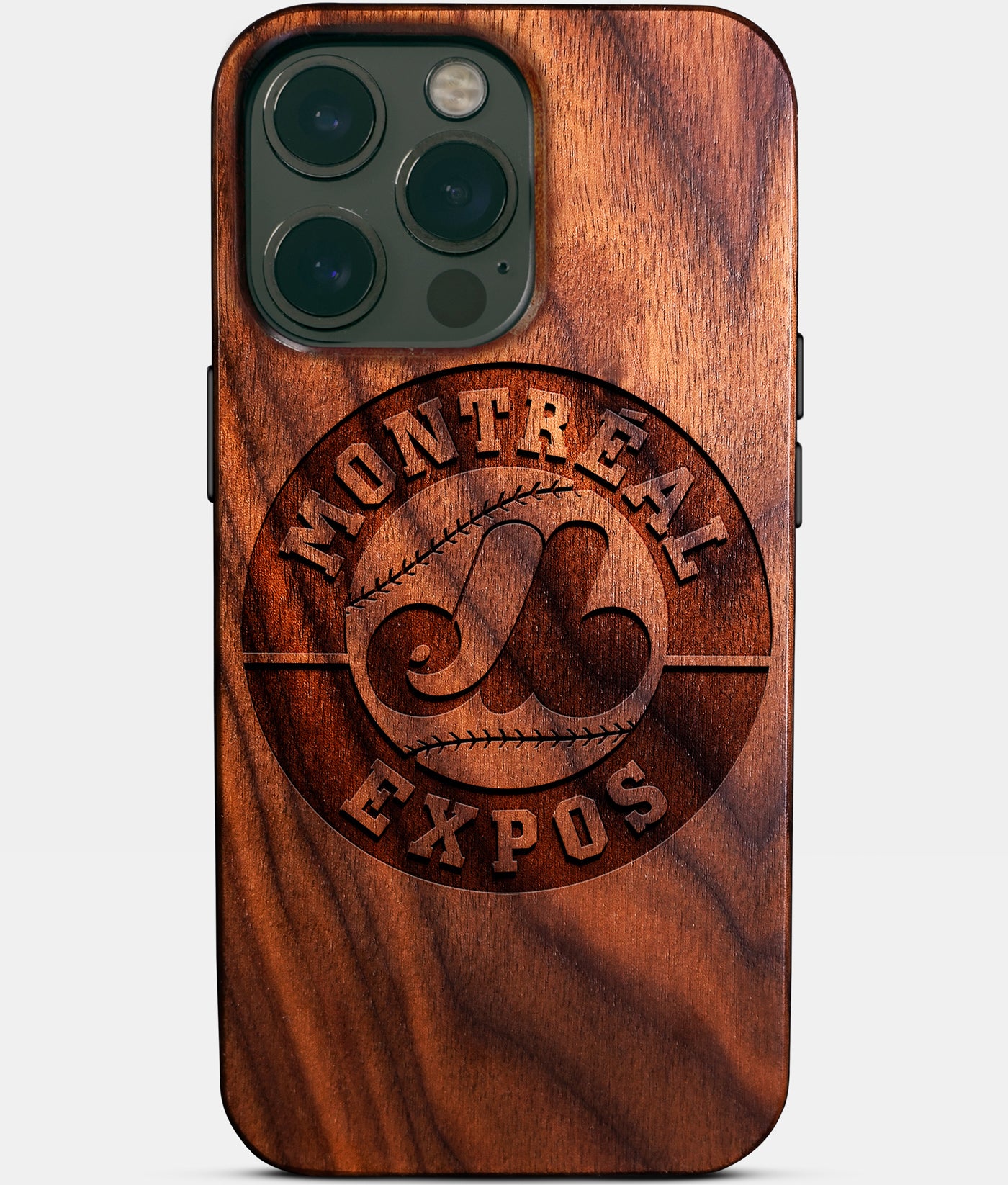 Custom Montreal Expos iPhone 14/14 Pro/14 Pro Max/14 Plus Case - Carved Wood Expos Cover - Eco-friendly Montreal Expos iPhone 14 Case - Custom Montreal Expos Gift For Him - Monogrammed Personalized iPhone 14 Cover By Engraved In Nature