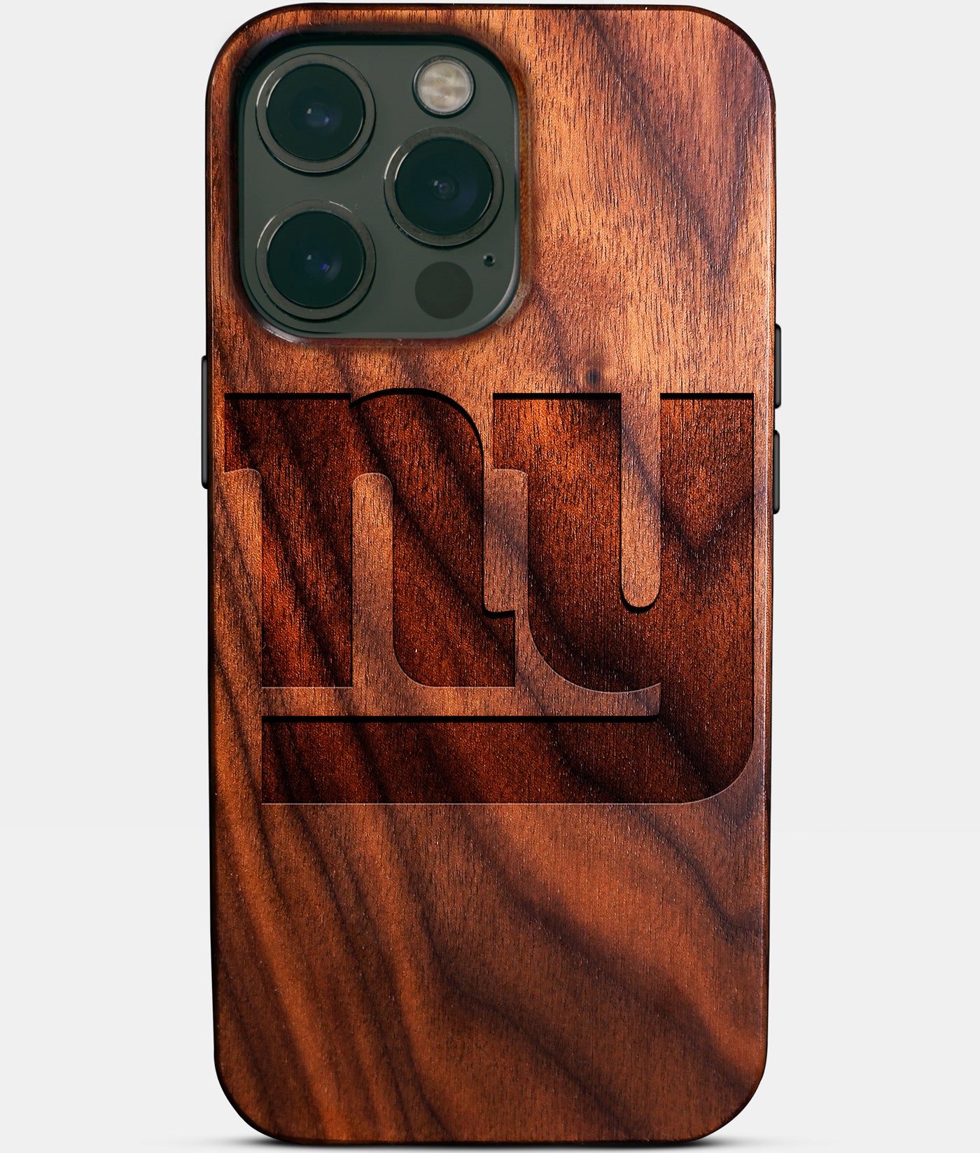 Custom New York Giants iPhone 14/14 Pro/14 Pro Max/14 Plus Case - Carved Wood Giants Cover - Eco-friendly New York Giants iPhone 14 Case - Custom New York Giants Gift For Him - Monogrammed Personalized iPhone 14 Cover By Engraved In Nature