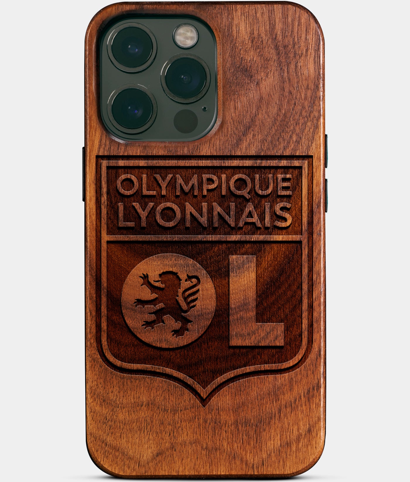 Custom Olympique Lyonnais iPhone 14/14 Pro/14 Pro Max/14 Plus Case - Carved Wood Olympique Lyonnais Cover - Olympique Lyonnais Birthday Christmas Gifts - iPhone 14 Case - Custom Olympique Lyonnais Gift For Him - Olympique Lyonnais Gifts For Men - 2022 Aston Villa FC Christmas Gifts - Carved Wood Custom Olympique Lyonnais Football Gift For Him - Monogrammed unusual French football gifts iPhone 14 | iPhone 14 Pro | 14 Plus Covers | iPhone 13 | iPhone 13 Pro | iPhone 13 Pro Max | iPhone 12 Pro Max | iPhone 12 By by Engraved In Nature