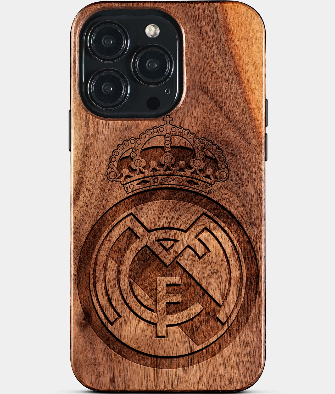 Personalized iPhone 15 Pro Case, Wood Carved iPhone 15 Pro Cover