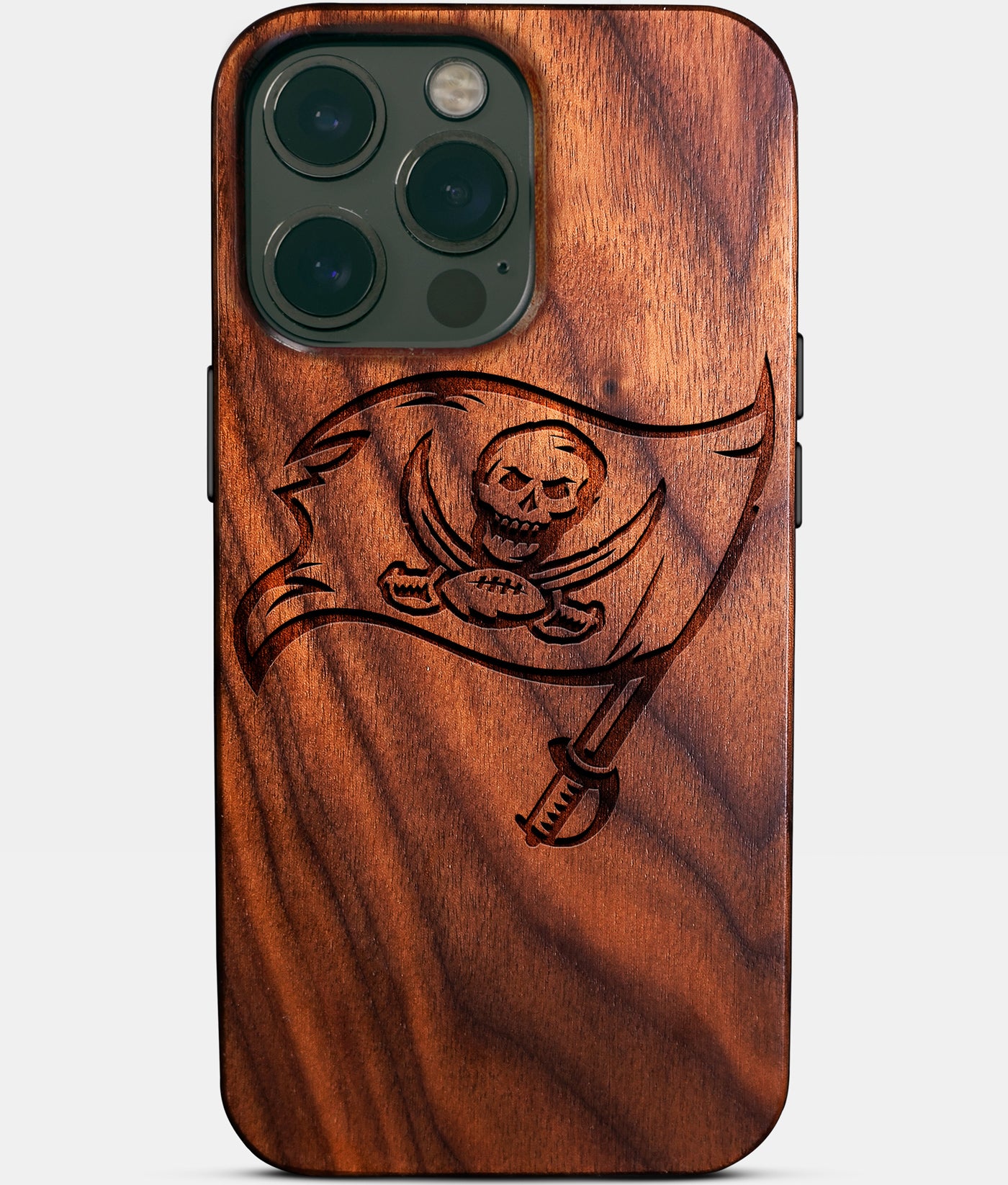 Custom Tampa Bay Buccaneers iPhone 14/14 Pro/14 Pro Max/14 Plus Case - Carved Wood Buccaneers Cover - Eco-friendly Tampa Bay Buccaneers iPhone 14 Case - Custom Tampa Bay Buccaneers Gift For Him - Monogrammed Personalized iPhone 14 Cover By Engraved In Nature