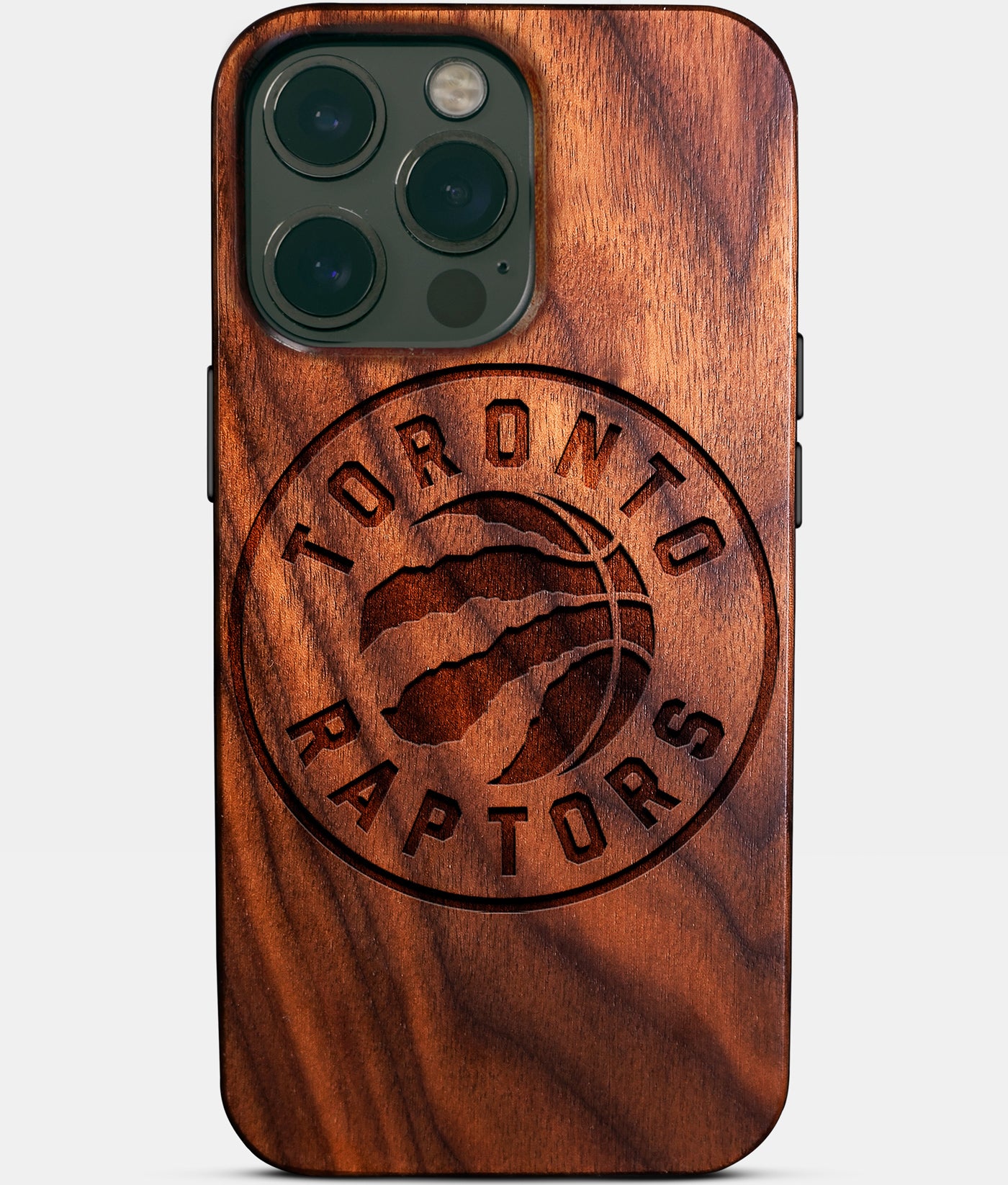 Custom Toronto Raptors iPhone 14/14 Pro/14 Pro Max/14 Plus Case - Carved Wood Raptors Cover - Eco-friendly Toronto Raptors iPhone 14 Case - Custom Toronto Raptors Gift For Him - Monogrammed Personalized iPhone 14 Cover By Engraved In Nature