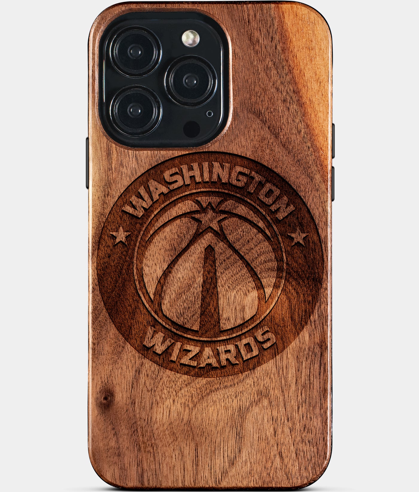 Custom Washington Wizards iPhone 15/15 Pro/15 Pro Max/15 Plus Case - Carved Wood Wizards Cover - Eco-friendly Washington Wizards iPhone 15 Case - Custom Washington Wizards Gift For Him - Monogrammed Personalized iPhone 15 Cover By Engraved In Nature