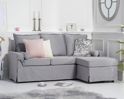 Light Grey L-Shaped Sofa-Better Store 