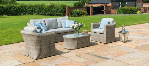 Maze Rattan Oxford 3 Seat Sofa Set-Better Store 