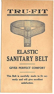 Sanitary Belt Invented by Mary Beatrice Davidson Kenner