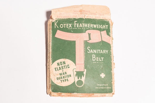 Sanitary Belt Invented by Mary Beatrice Davidson Kenner Patented in 1957