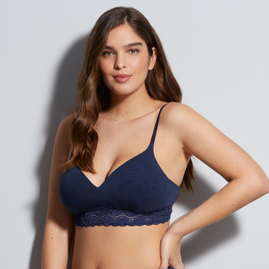 Lightly Lined Wireless Smooth Demi Bra- 82258 – The BFF Company