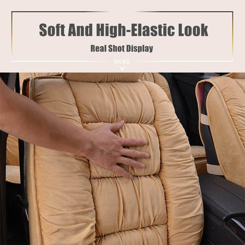 Warm Seat Covers Auto,car Plush Seat Cushion,universal Front Of