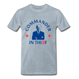 Commander in Thief Men's Premium T-Shirt - heather ice blue