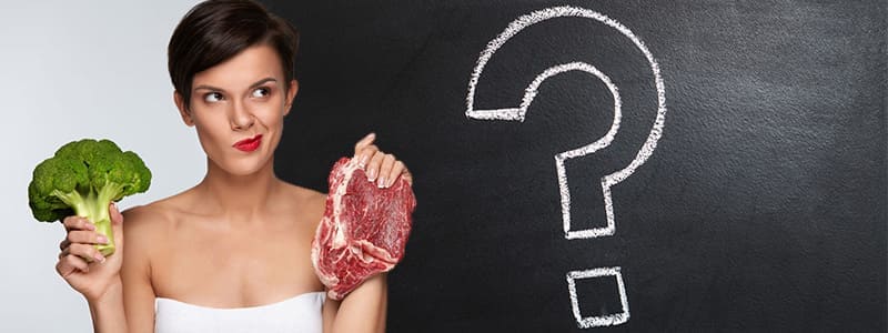 femme choix vegan viande