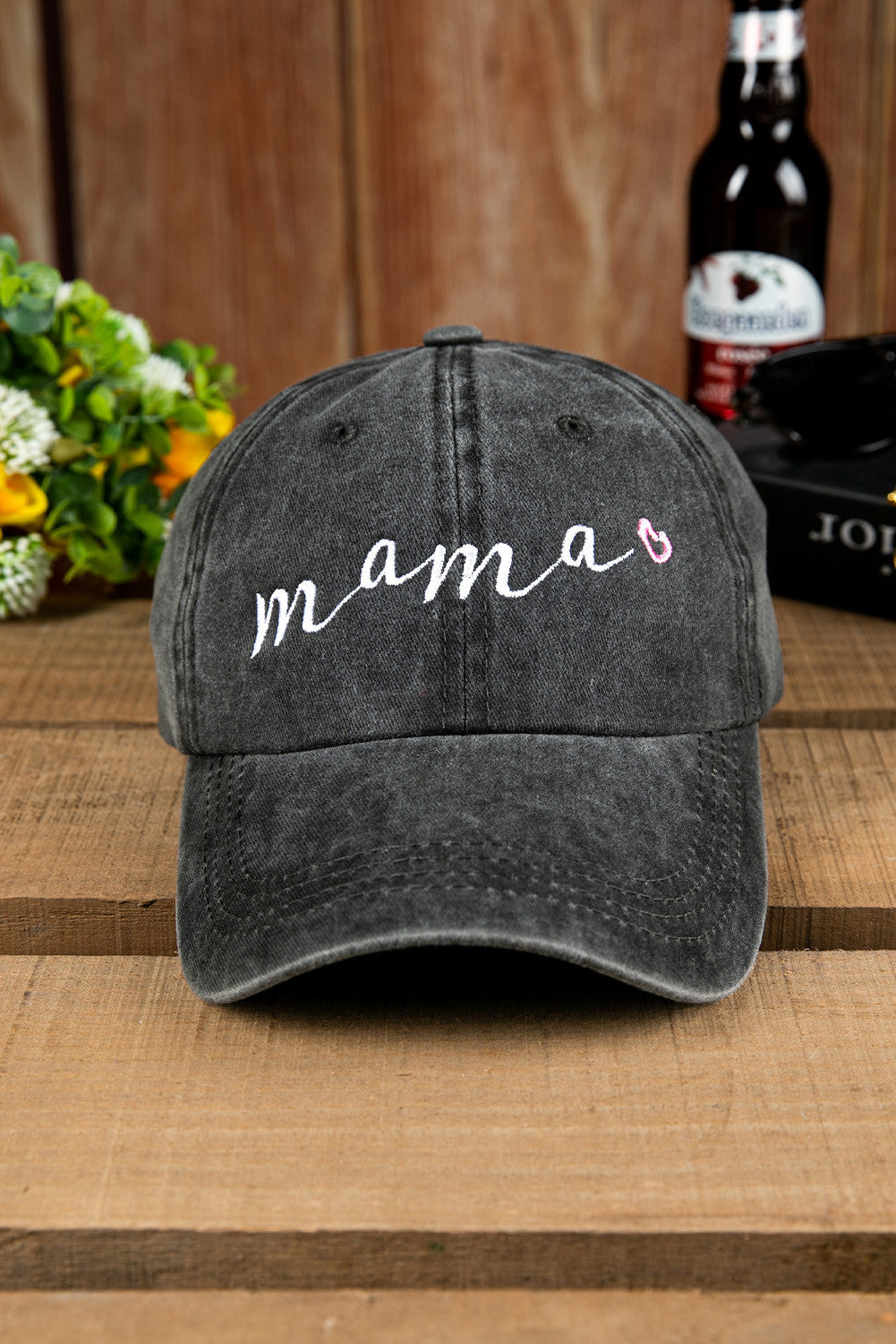 mama embroidered hat