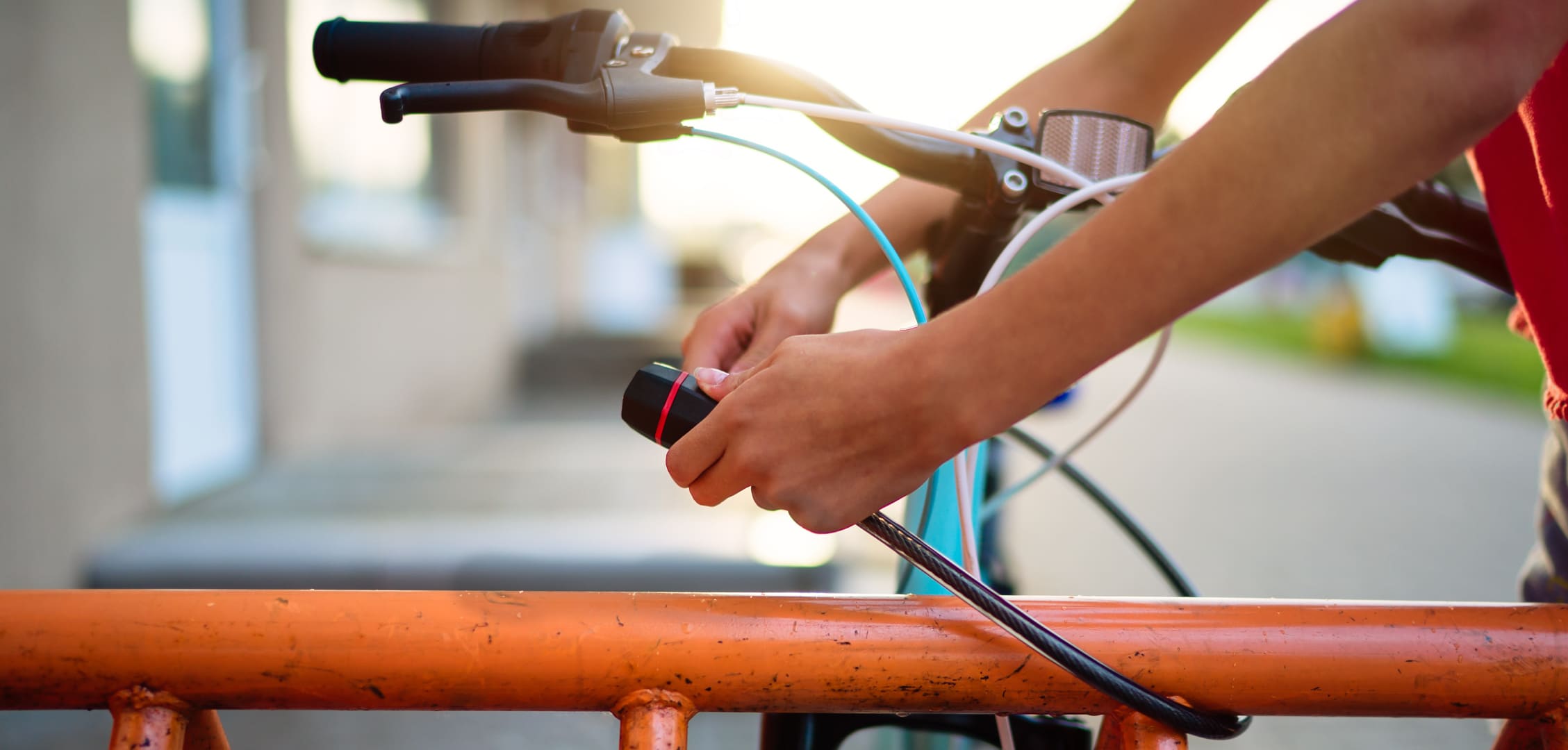 Bike Lock Stock Photo Xnito