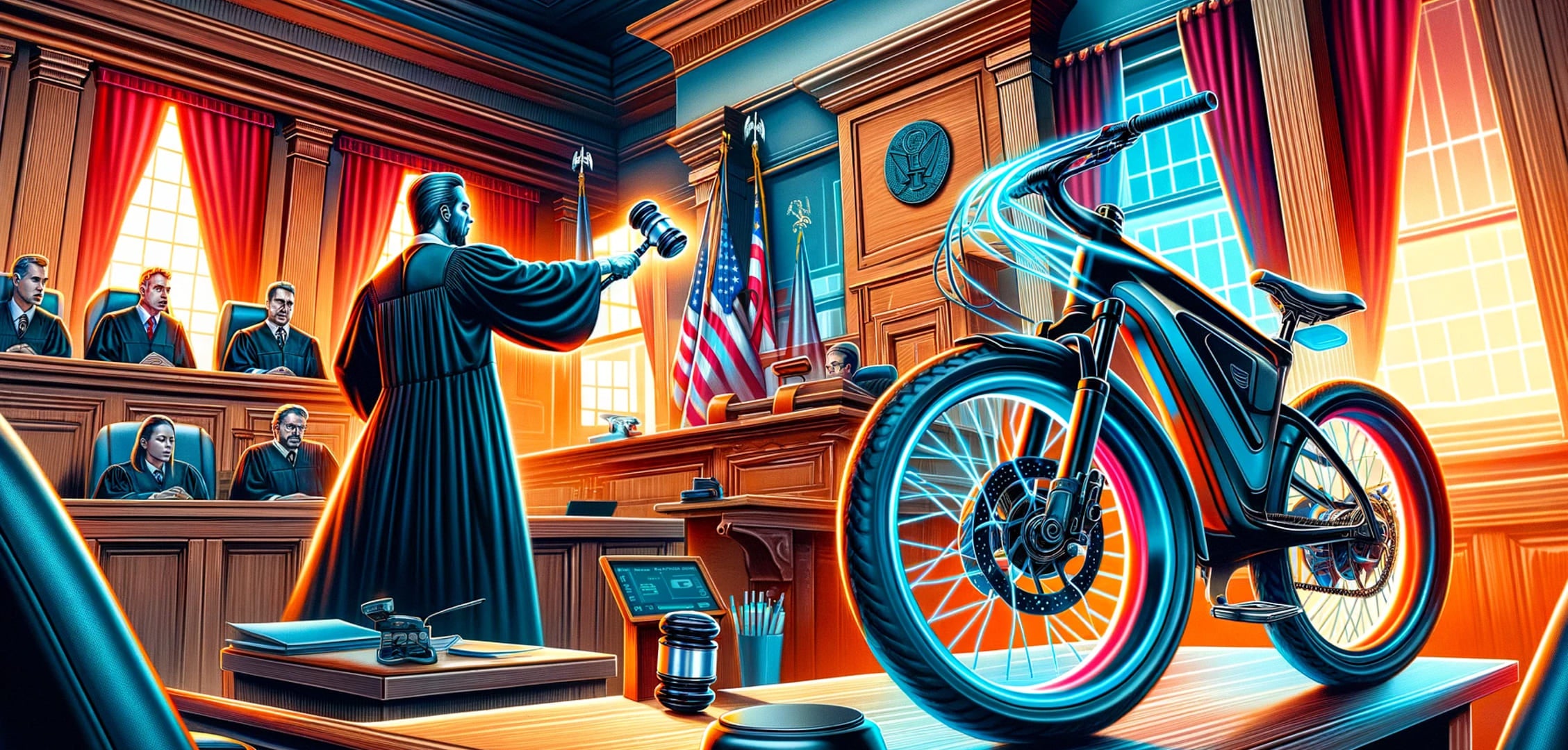 electric bike judge courtroom