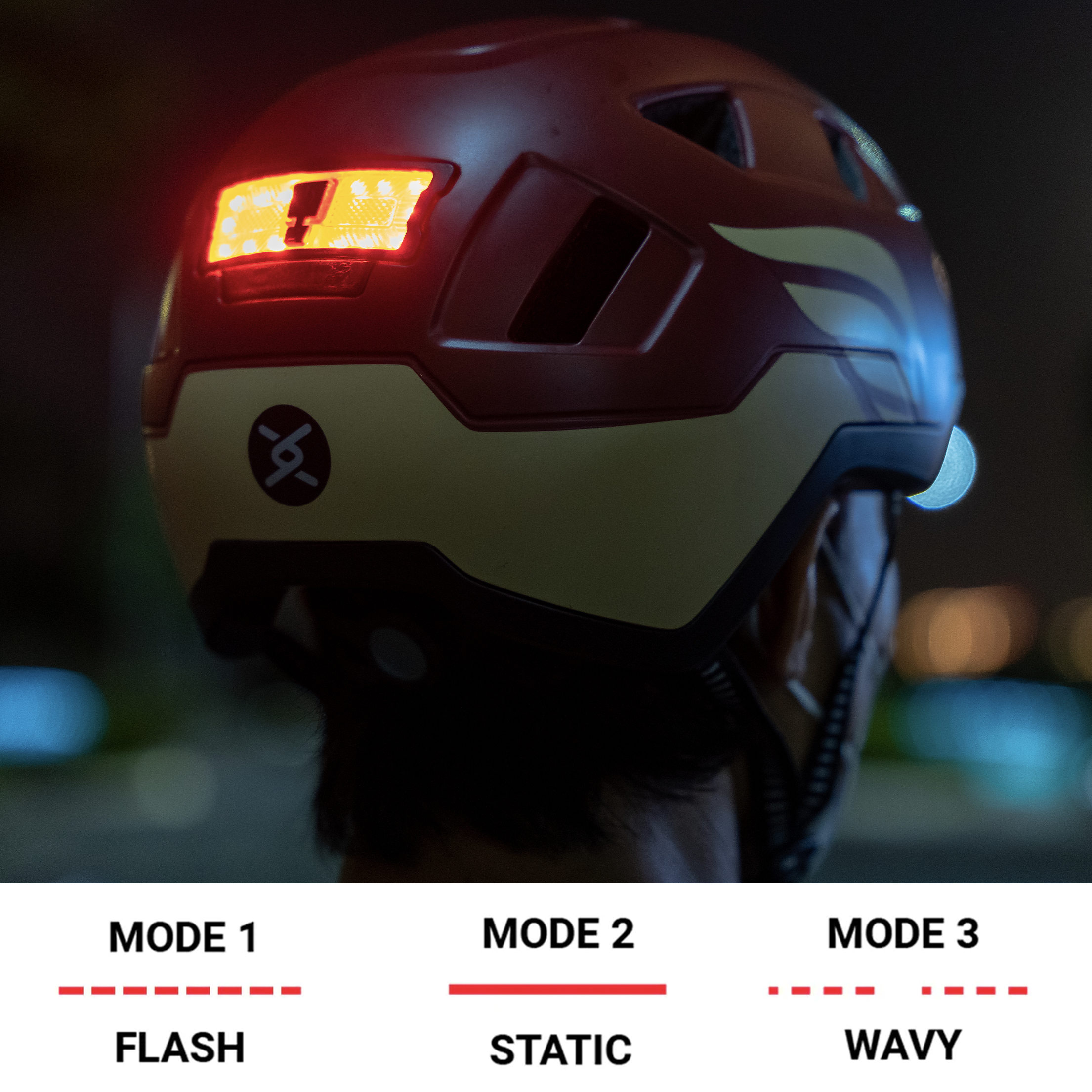 helmet back light