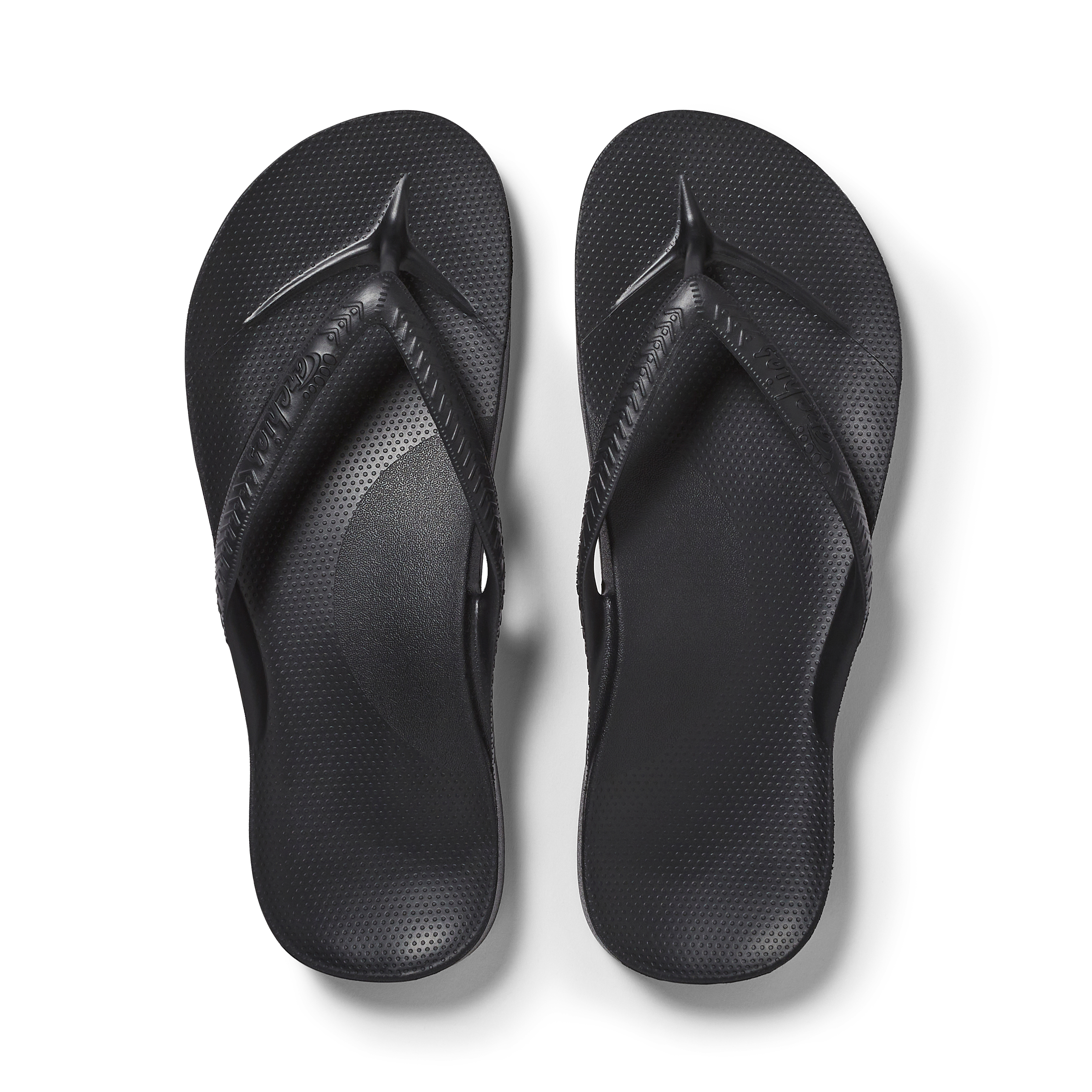 Arch Support Jandals - Classic - Black - Archies Footwear Pty product image