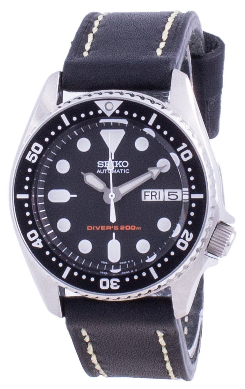 Seiko Automatic Diver's Black Dial SKX013K1-var-MS9 200M Men's Watch – Nubo  Watches