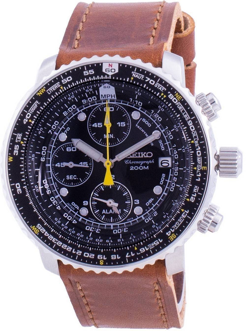 Pilot's Flight SNA411P1-VAR-LS9 Quartz Chronograph 200M Men's Nubo Watches