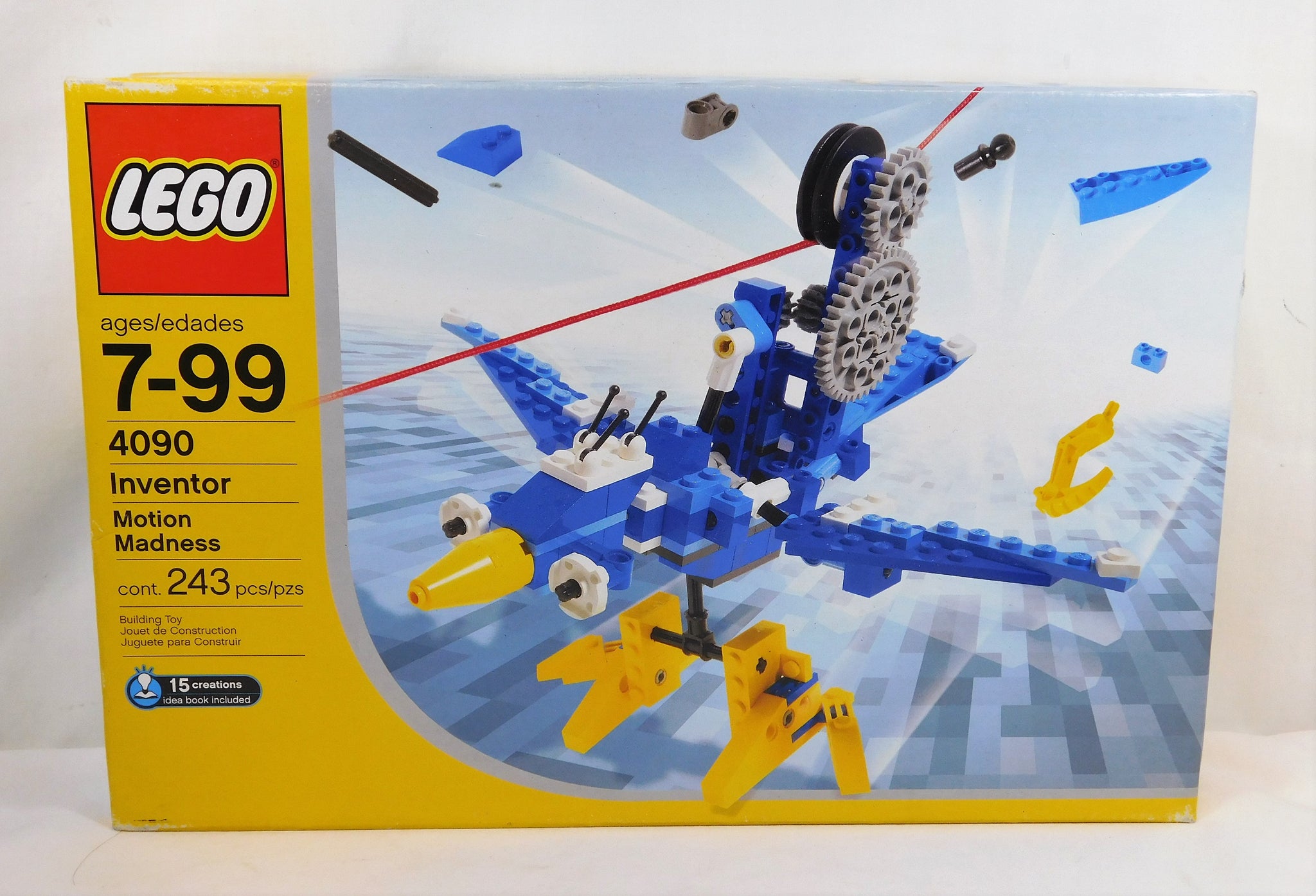 LEGO 4090 Motion Madness Inventor set SEALED NEVER OPENED 243pcs Retir – Trains & Collectibles