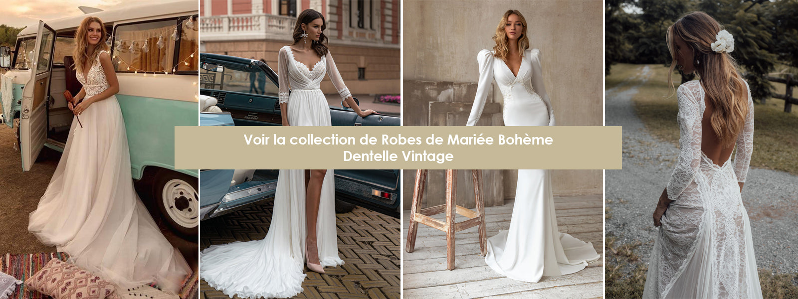 Robe de mariée dentelle vintage