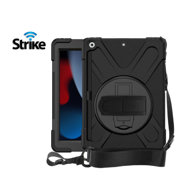 iPad 10.2 2019/2020 Heavy Duty 360 Case with Hand Strap