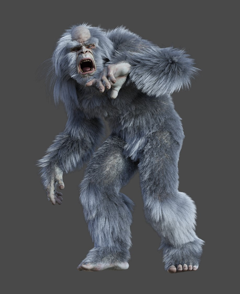 ABOMINABLE YETI | Kick-Ass Render Stock